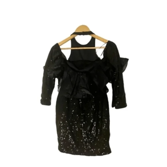 Asos luxe organza halter mini dress, off shoulder 😍 - Picture 12 of 15